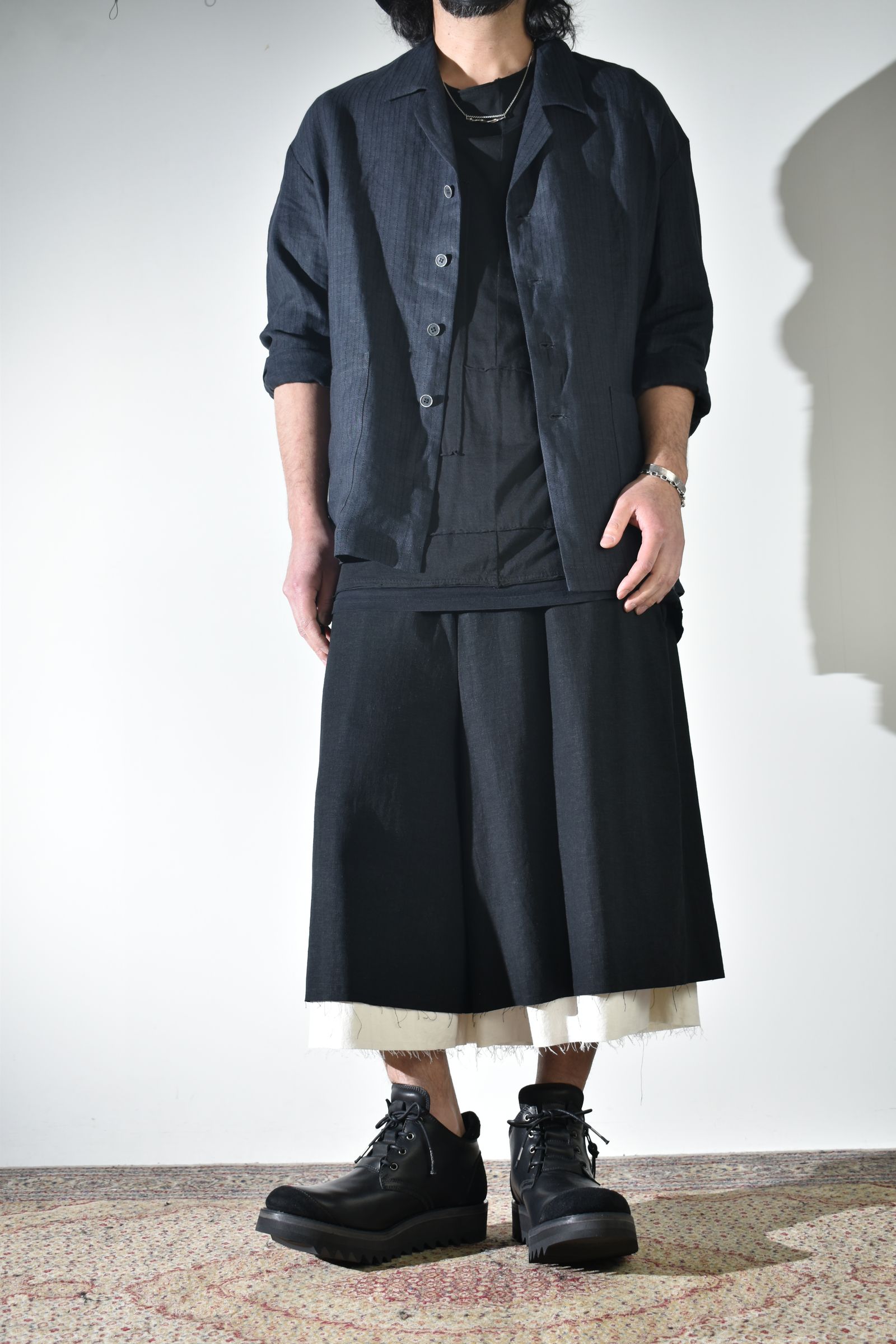 ラフな着方もあり