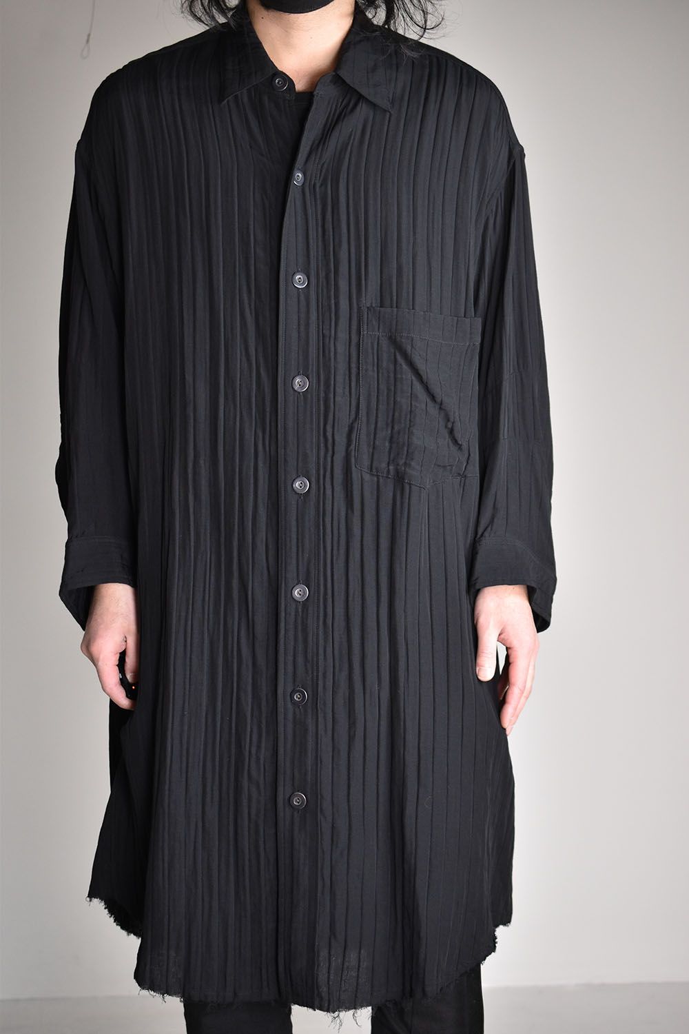 Over Sized Big Shirts"Black"/ オーバーサイズドビッグシャツ"ブラック"