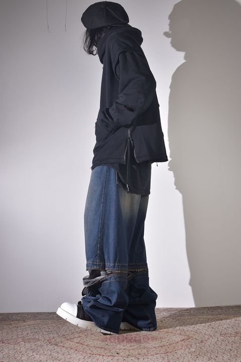 コーチジャケット×デニム