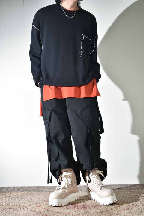 差し色とリラックスカジュアル