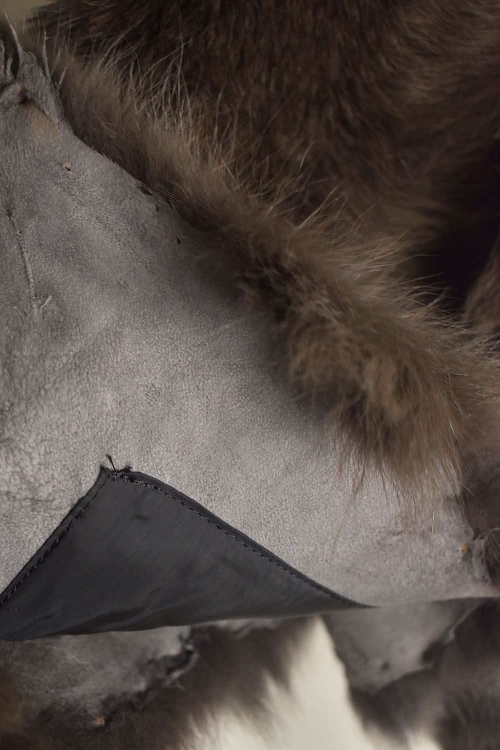 Coyote Fur Stole “Charcoal” / コヨーテファーストール"/チャコール"