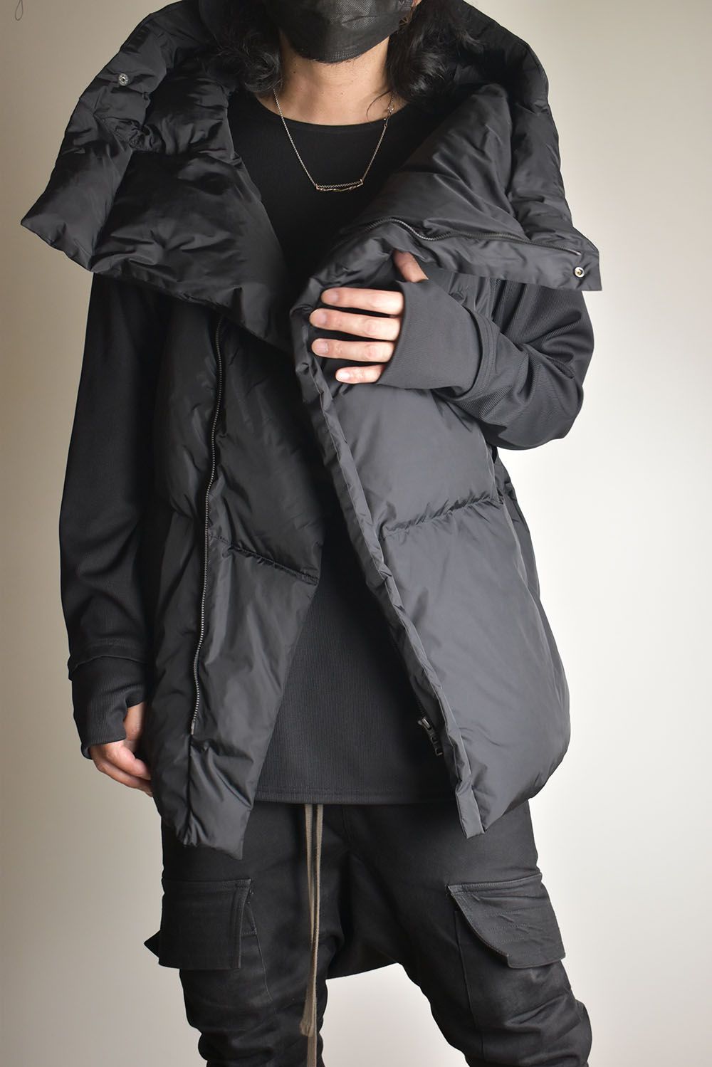 Detachable Sleeve Down Jacket"Black" / デタッチャブルスリーブダウンジャケット"ブラック"