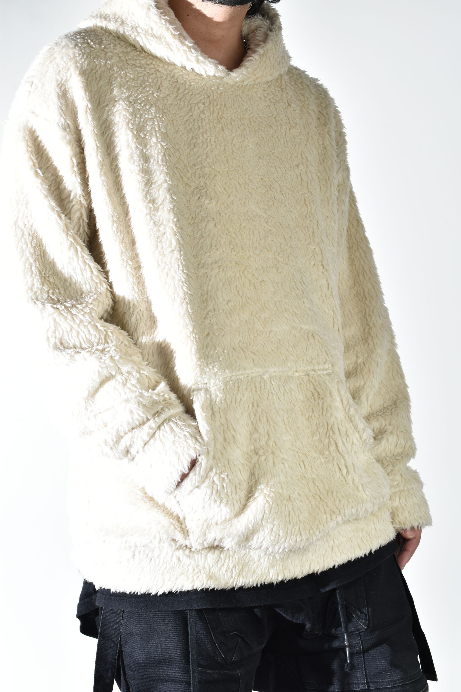 Oversized Pullover Hoodie "Ecru" / オーバーサイズプルオーバーフーディ"エクリュ"