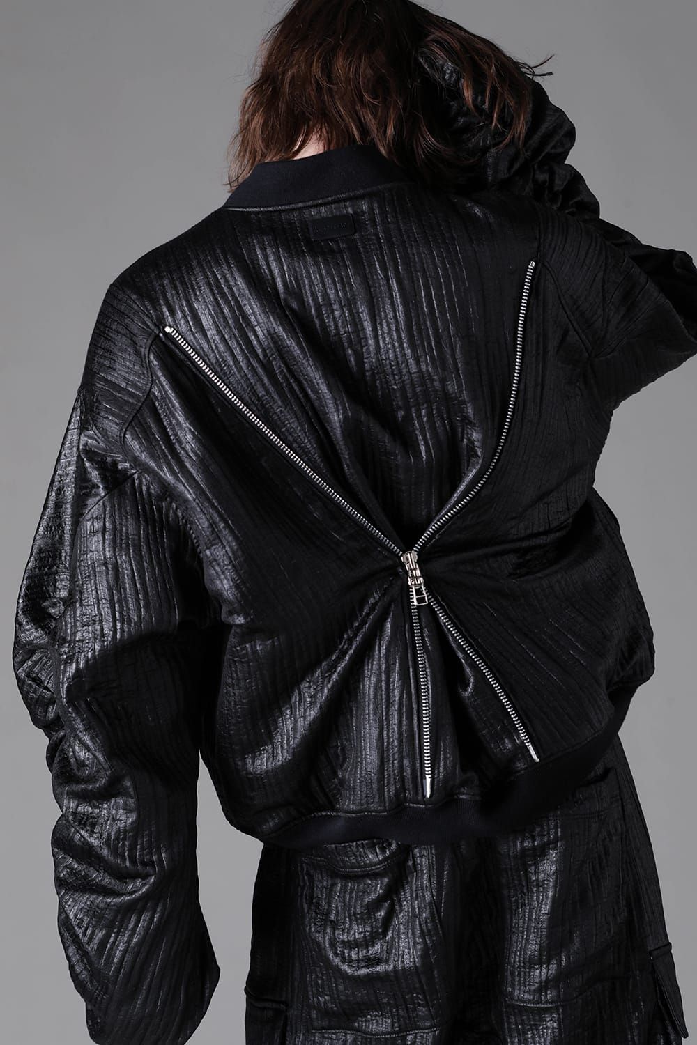 《2026AW先行予約》Gathered Aam MA-1"Black" / ギャザーアームMA-1"ブラック"