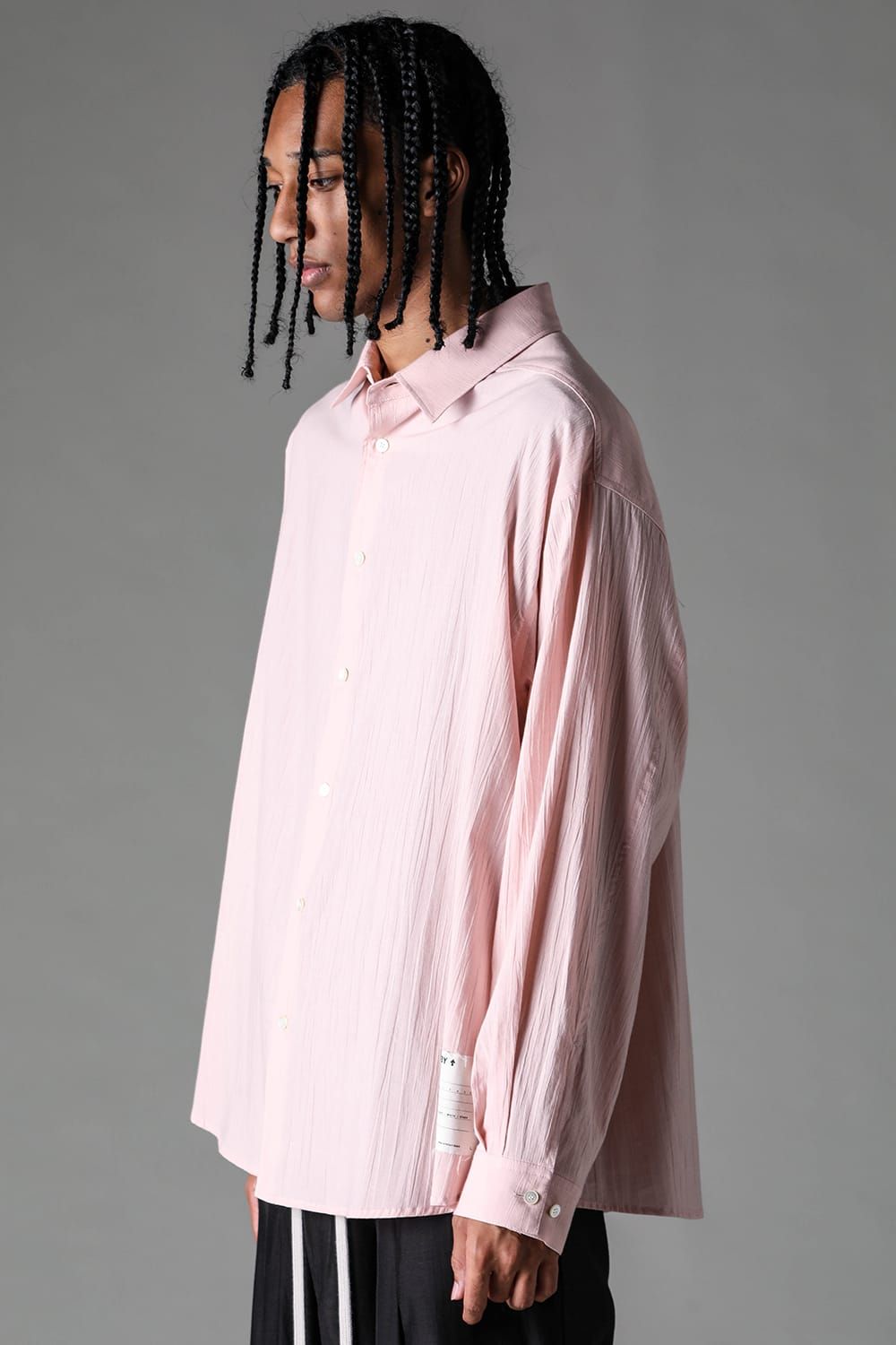 《2027SS先行予約》Over Sized Shirts"Black / Blue /L.Pink / Ivory" / オーバーサイズシャツ "ブラック / ブルー / ライトピンク /アイボリー"