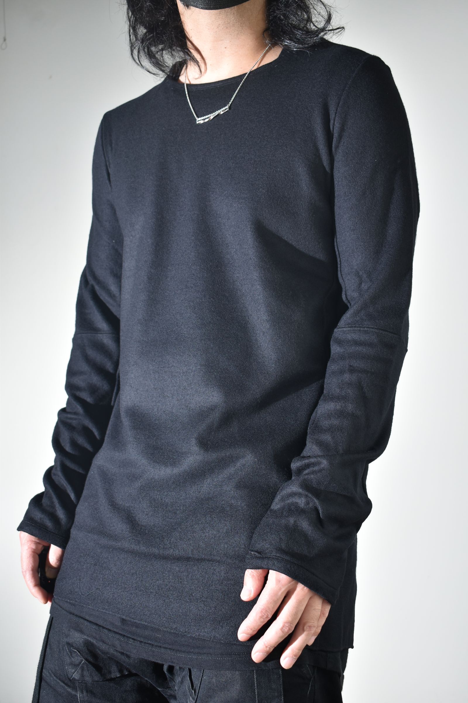 基層 Long Sleeve_01 "Black" / 基層ロングスリーブ"ブラック"