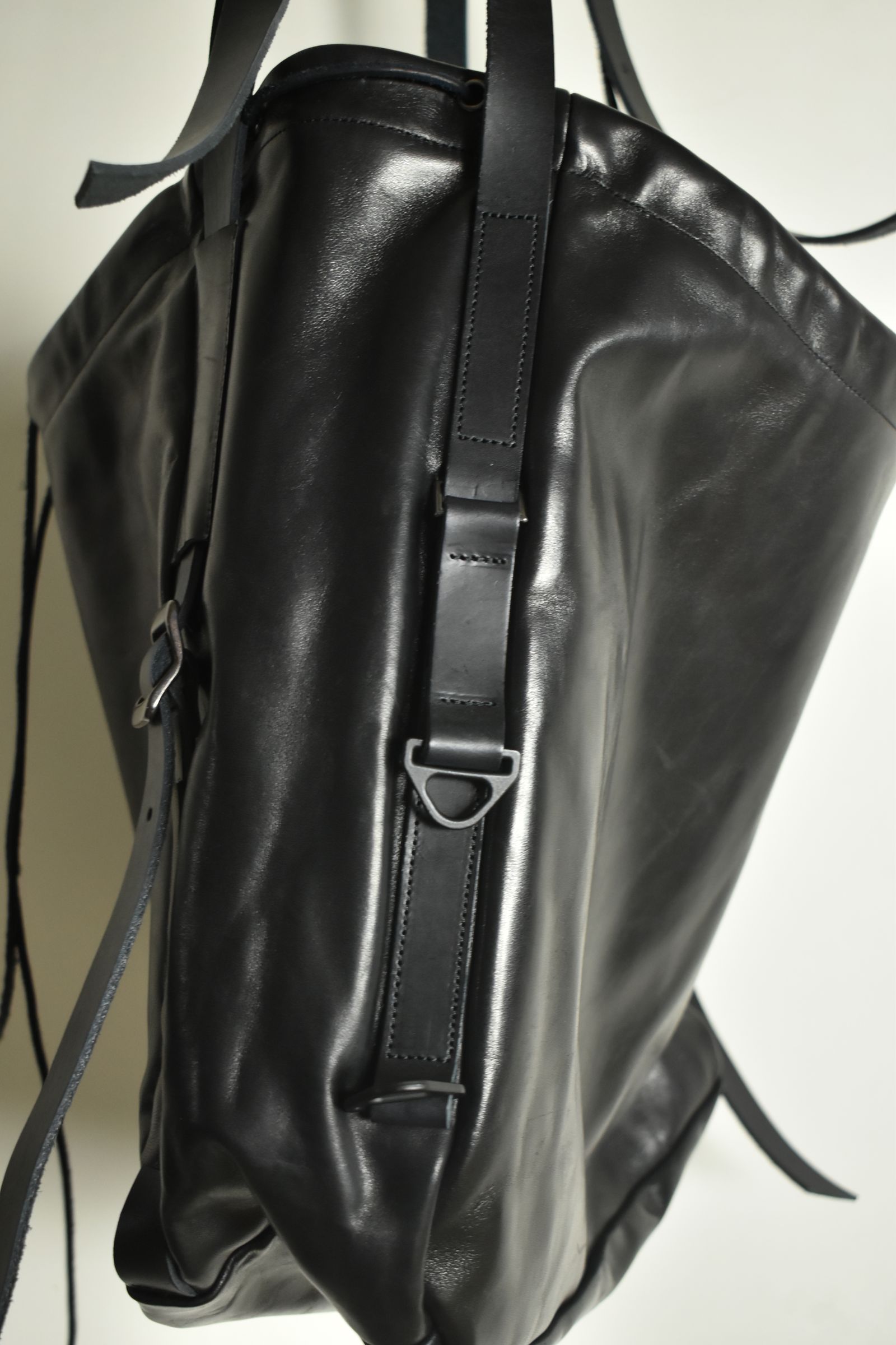 Horse Leather Shoulder Bag"Black" / ホースレザーショルダーバッグ"ブラック"