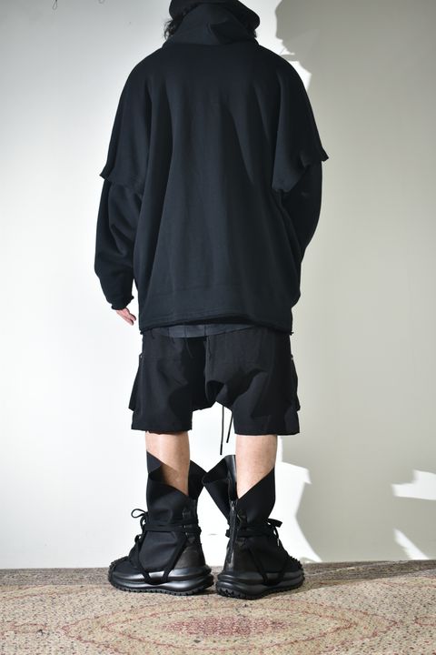 2Wayで着られる着用シーズンの長いスウェット