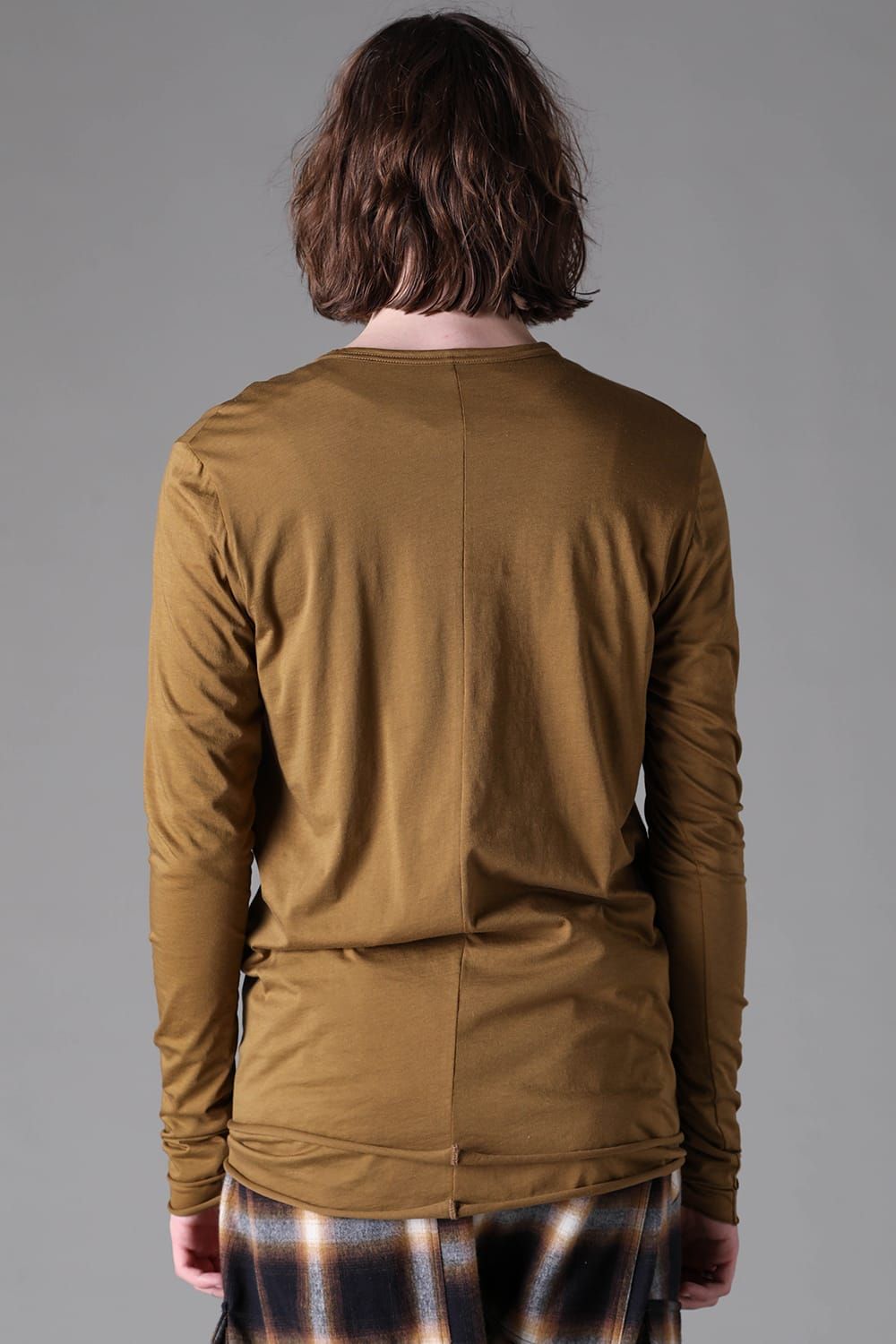 《2026AW先行予約》Layerd Crew Neck Long Sleeve"Black / Mustard yellow /Grey /White" / レイヤードクルーネックロングスリーブ"ブラック/マスタードイエロー/グレー/ホワイト"