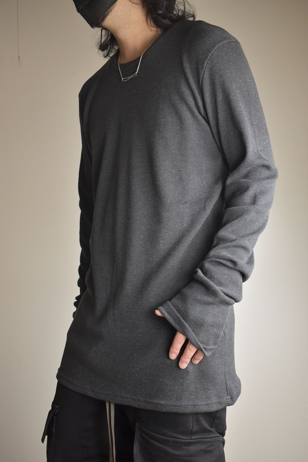 Crew Neck Top"D.Grey" / クルーネックトップ"ダークグレー"