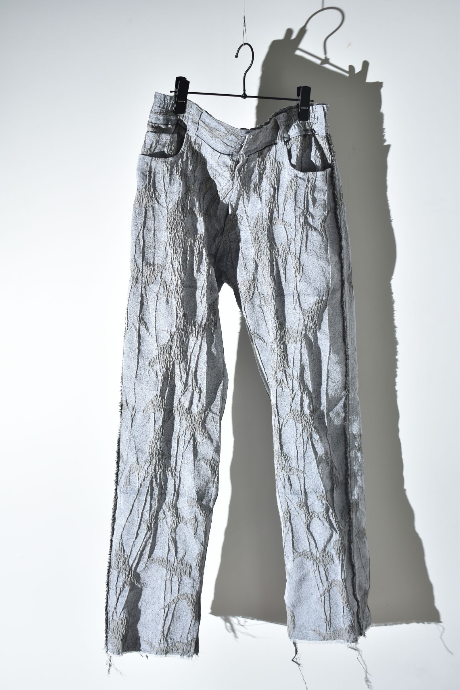 Semi Flared Pants "Ivy×Concrete" / セミフレアパンツ"アイボリー×コンクリート"