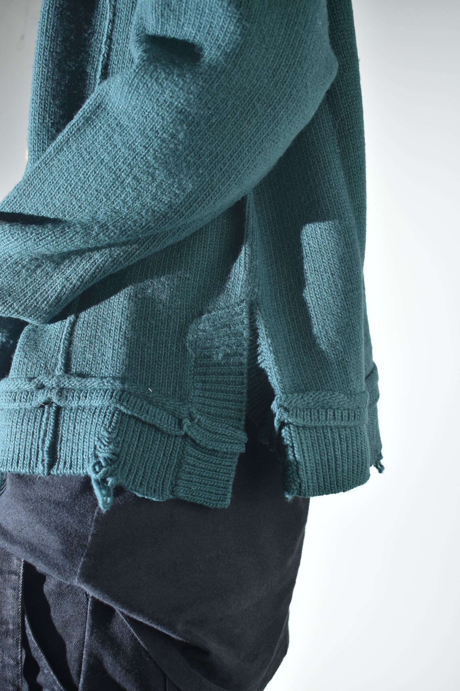 Dog Motif Intarsia Sweater "Jade" / ドッグモチーフインターシャセーター"ジェイド"
