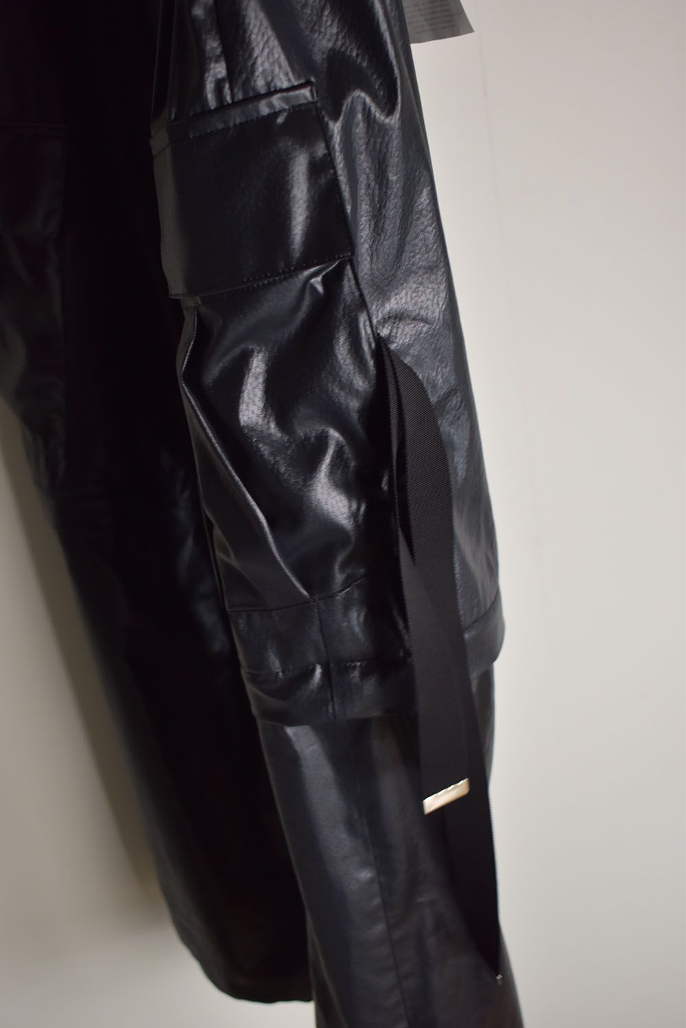 Fake Fake Leather Detachable Cargo Pants"Black"/フェイクフェイクレザーデタッチャブルカーゴパンツ"ブラック"