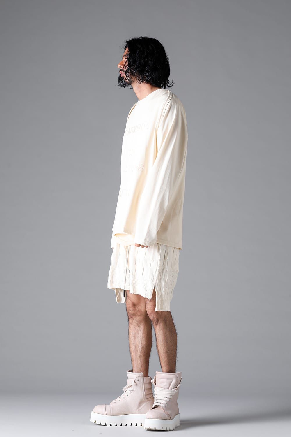 《2026SS先行予約》Gradient Plaid Pattern Shorts"Black / Cream" / グラデーションチェックパターンショーツ"ブラック/クリーム"