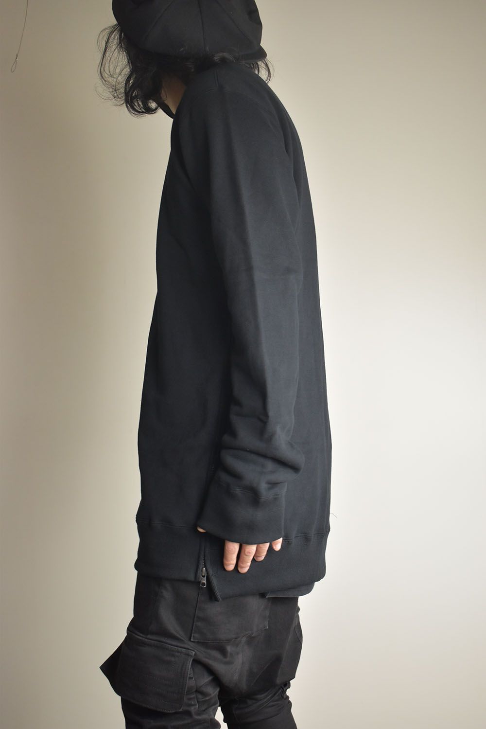 Over Sized Pullover"Black" / オーバーサイズプルオーバー"ブラック"
