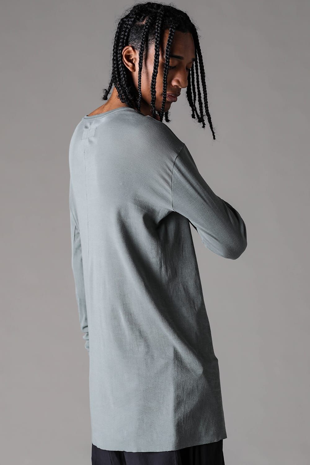 《2027SS先行予約》High Twist Rib Jersey Long Sleeve Tee "Black/ Sage Green / Brown / L.Grey / White "/ハイツイストリブジャージーロングスリーブTee"ブラック/セージグリーン/ブラウン/ライトグレー/ホワイト"