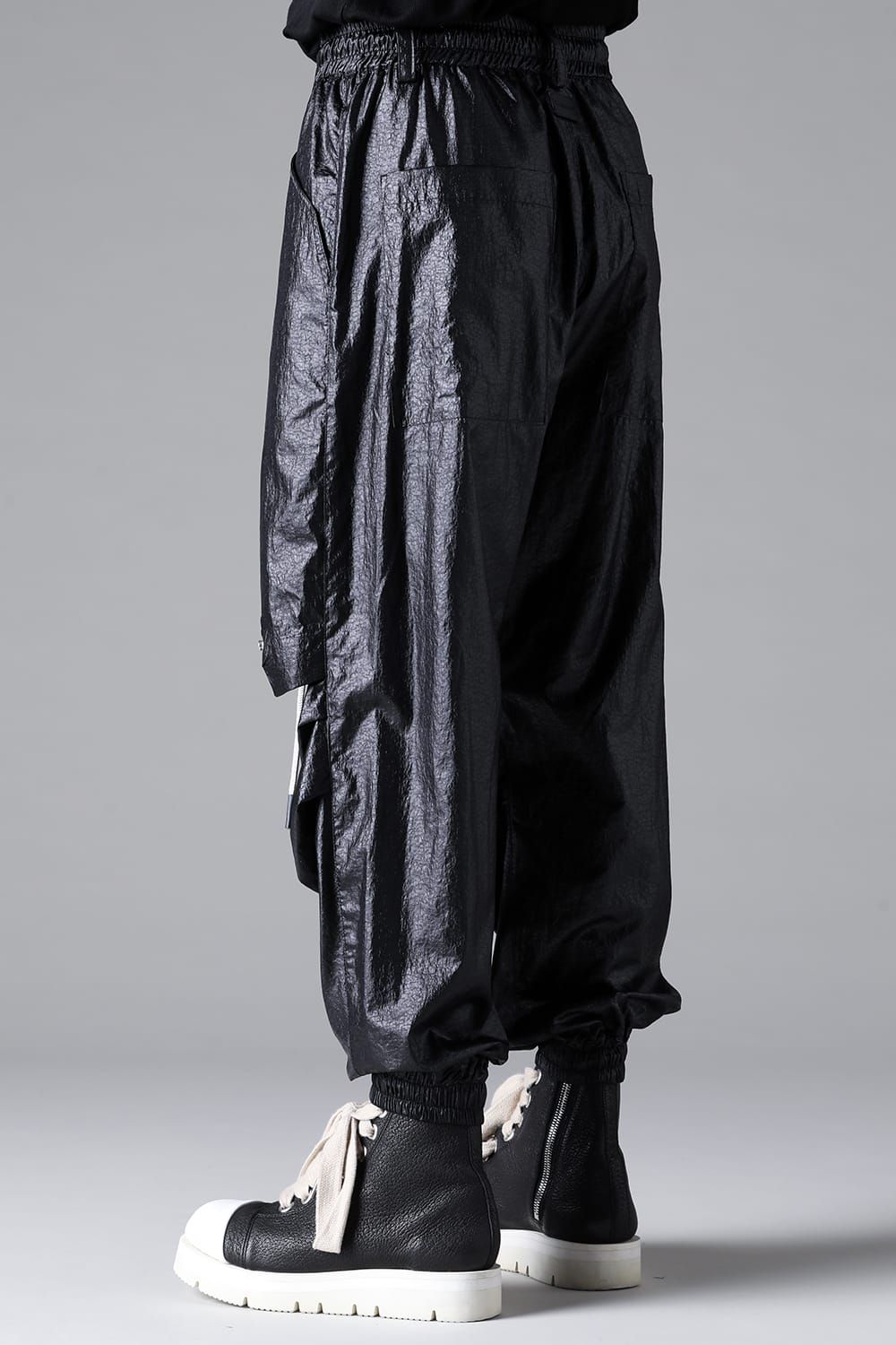 《2026SS先行予約》Front Tuck wide Jogger Pants"Black " /フロントタックワイドジョガーパンツ"ブラック"