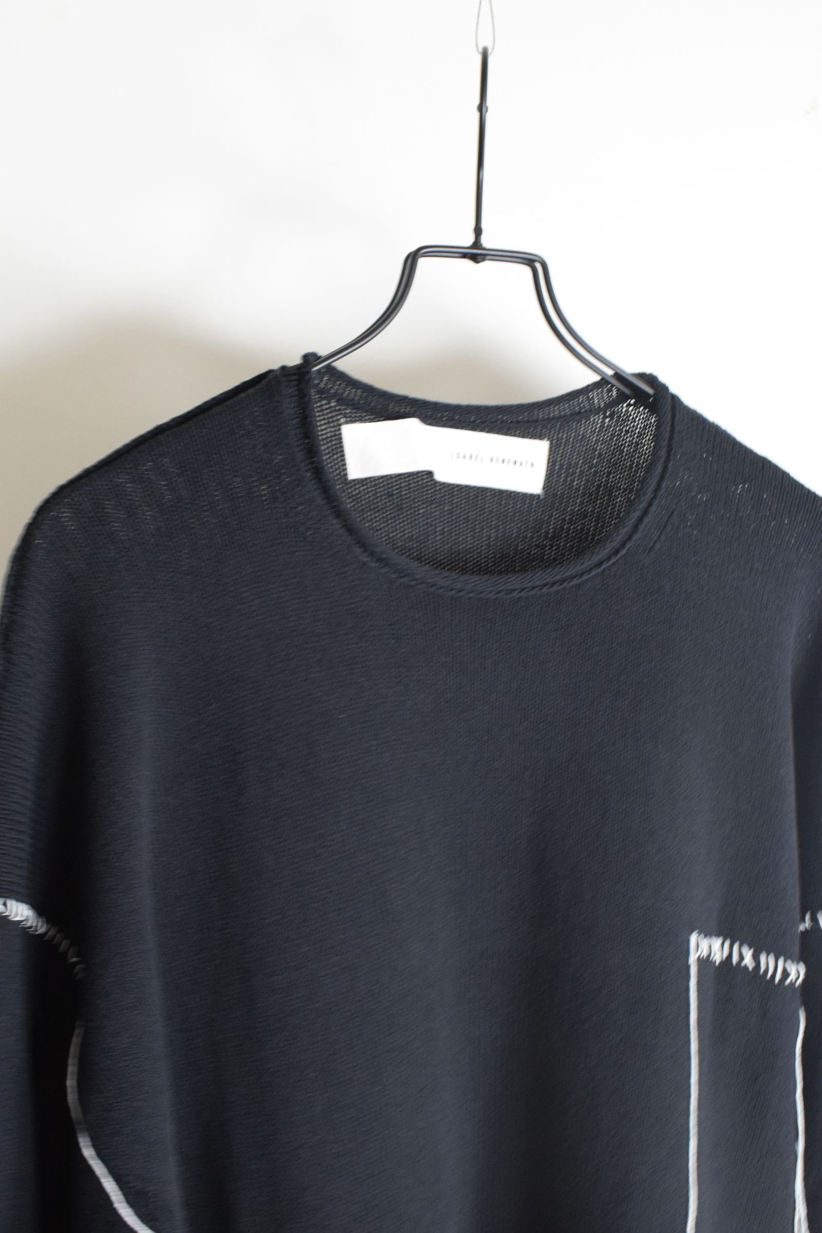 Stitch knit "Black" / ステッチニット"ブラック"