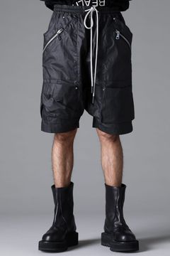 《2026SS先行予約》Coating Cargo Shorts"Black" / コーティングカーゴショーツ"ブラック"