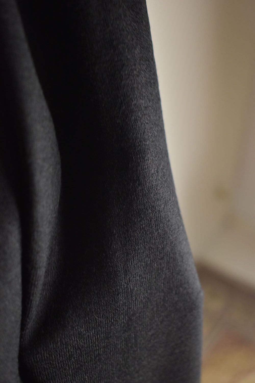 High Neck  Long Pullover "Black" / ハイネックロングプルオーバー"ブラック"