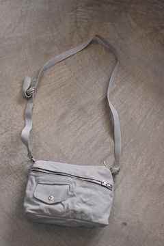 Japan Calf Product Wash Rider's Succotch"White" / ジャパンカーフ製品洗いライダースサコッシュ"ホワイト"