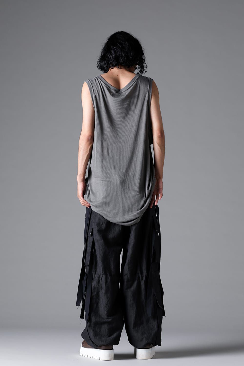 《2026SS先行予約》Rib Long Tank Top"Black / White /Grey" / リブロングタンクトップ"ブラック/ホワイト/グレー"