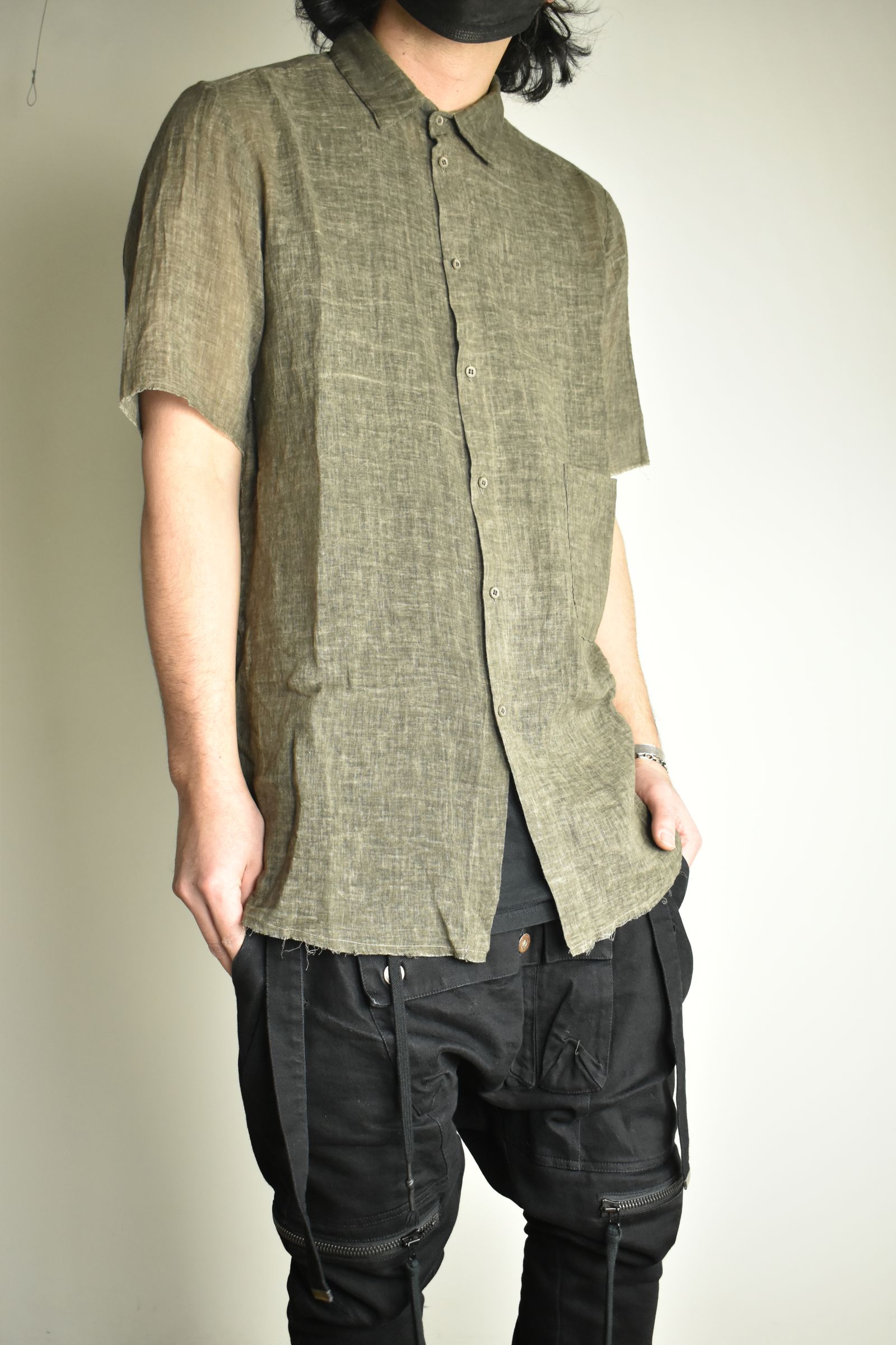Short Sleeve Shirts"Charcoal Brown" / ショートスリーブシャツ"チャコールブラウン"