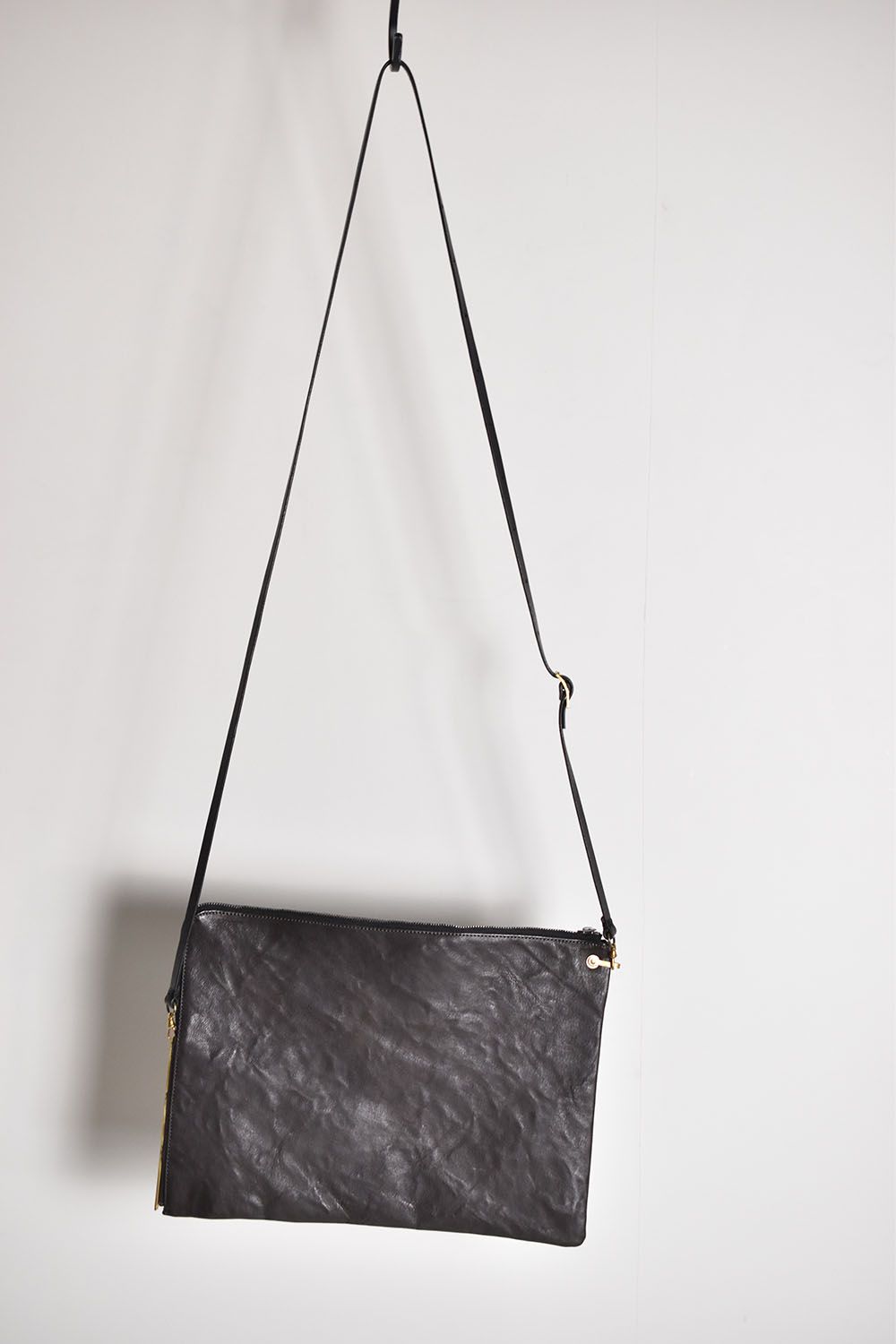 Shoulder Porch Bag"Charcoal Gray"/ショルダーポーチバッグ"チャコールグレー"
