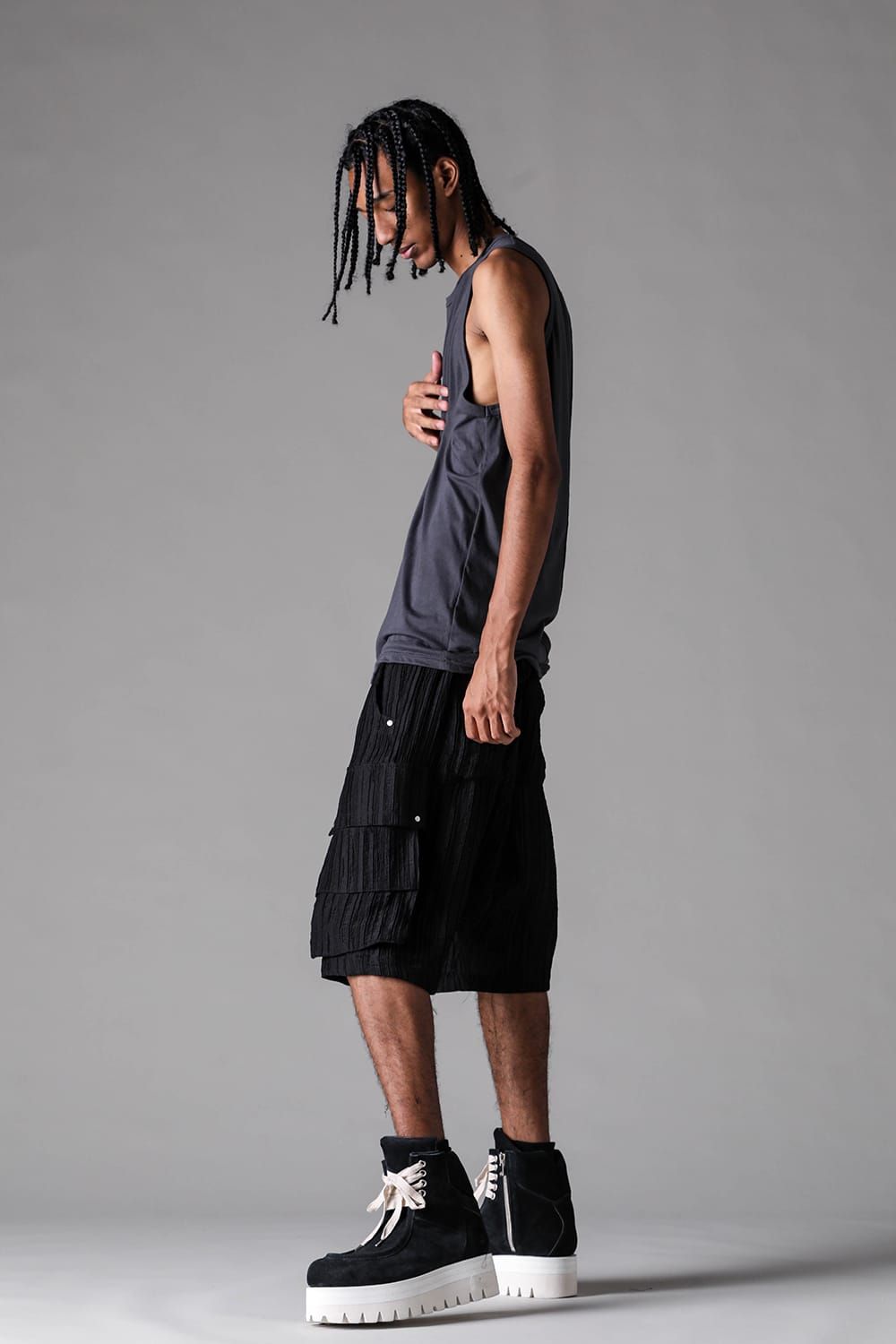 《2027SS先行予約》Regular  Tank Top"Black / Ivory / Grey / Greige" / レギュラータンクトップ "ブラック / アイボリー /グレー / グレージュ"