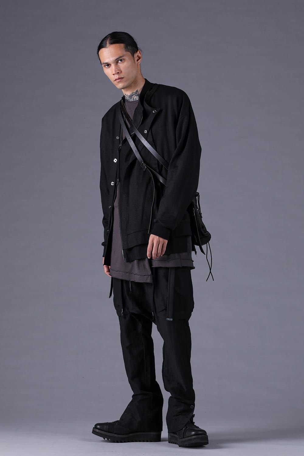 《2027SS先行予約分》Horse Leather Shoulder Bag "Black" / ホースレザーショルダーバッグ"ブラック"