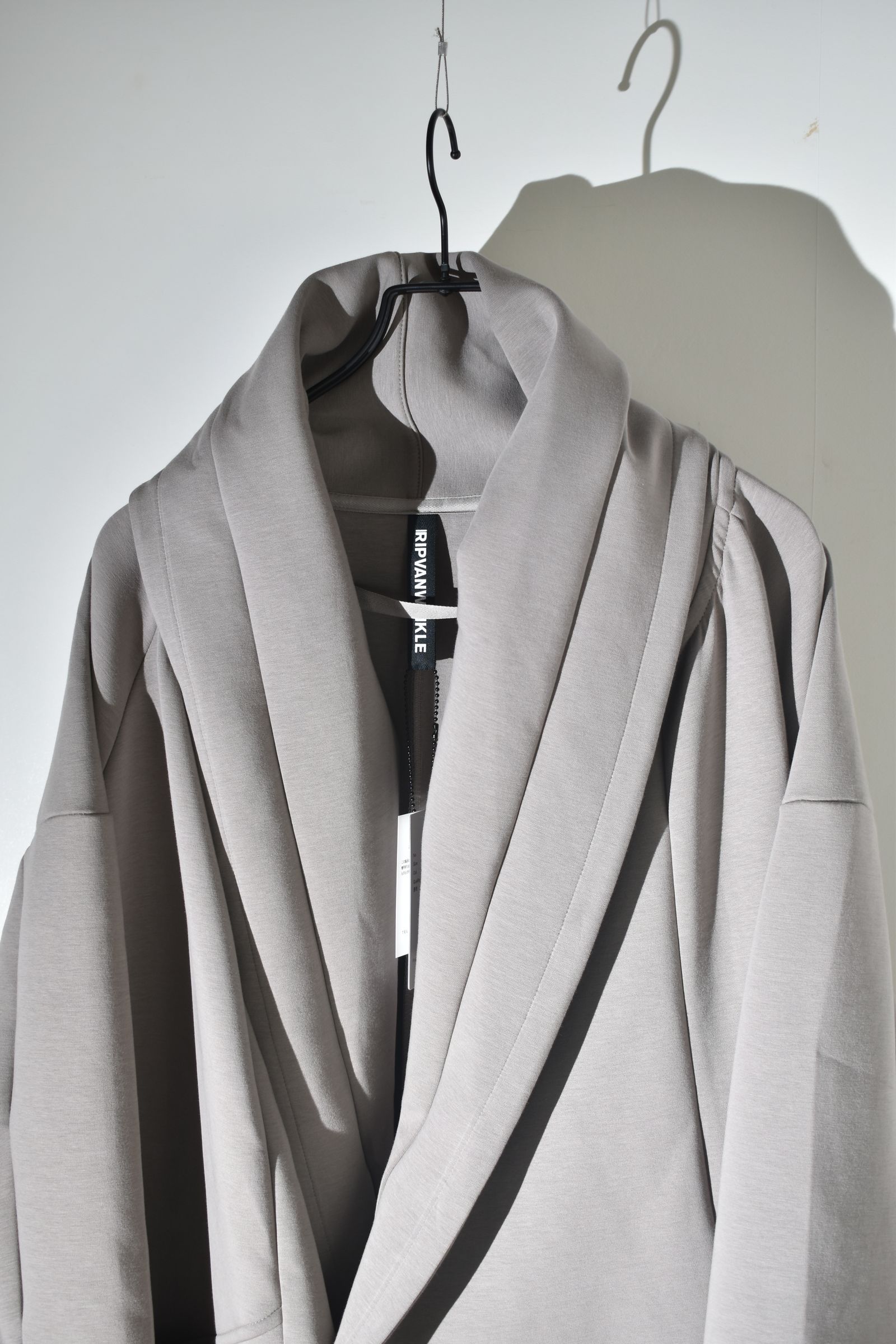 Rap Jersey Coat "Greige" / ラップジャージーコート"グレージュ"