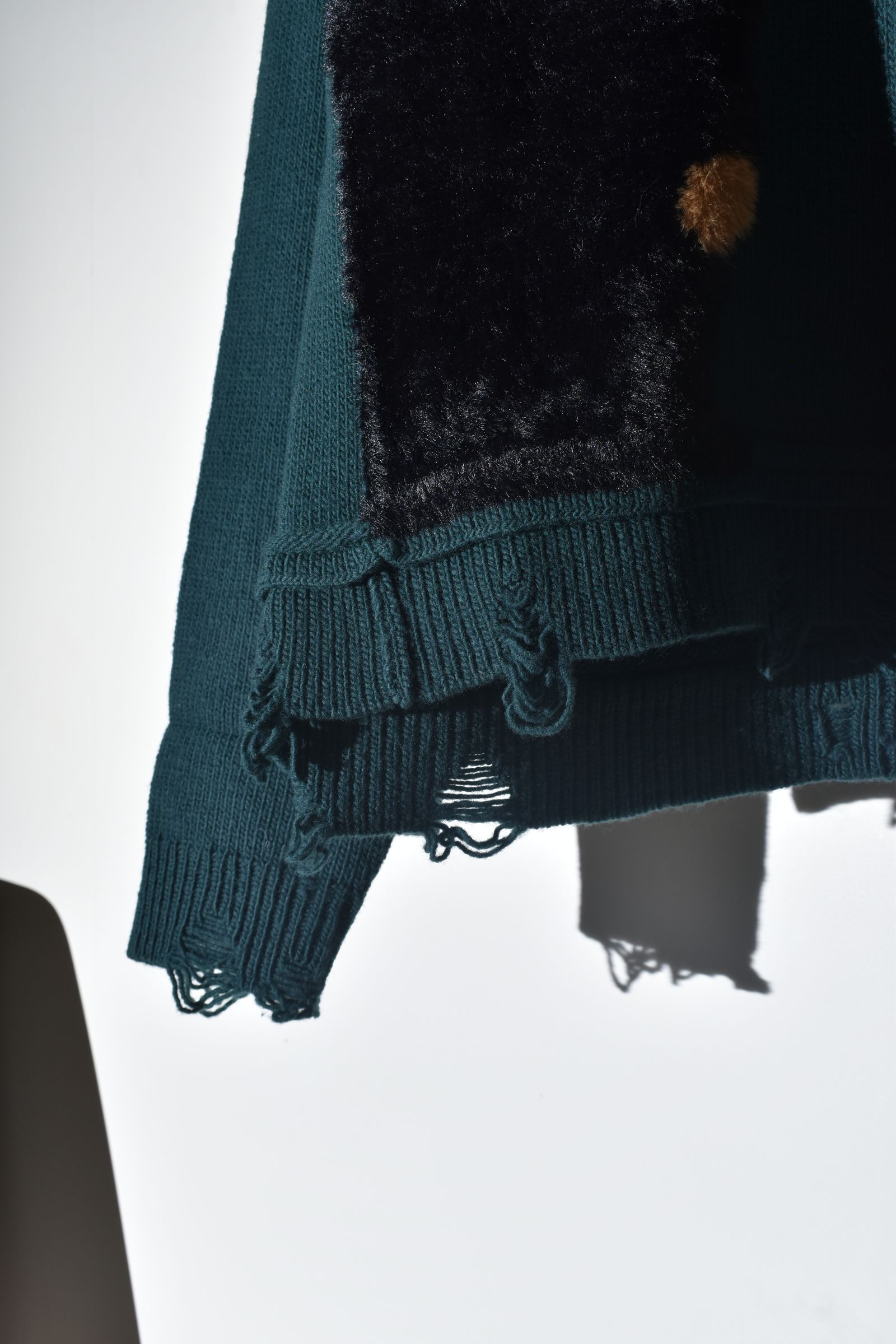 Dog Motif Intarsia Sweater "Jade" / ドッグモチーフインターシャセーター"ジェイド"
