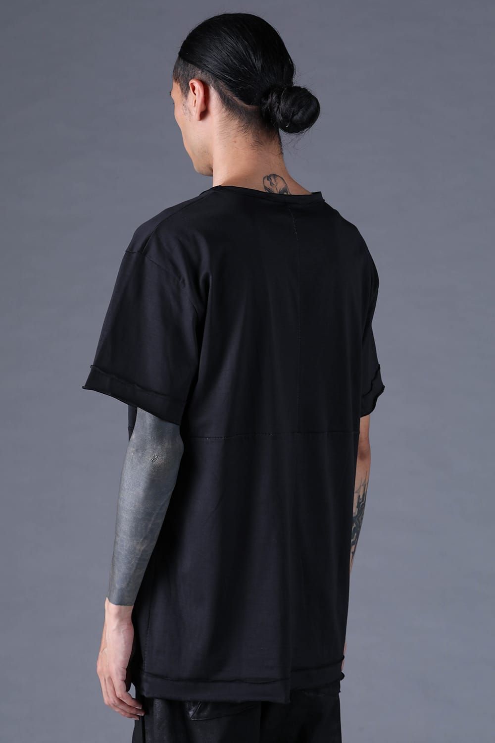 《2027SS先行予約分》100/3 Cotton S/ST T-Shirt"Black" / 100/3天竺ショートスリーブTee"ブラック"