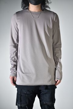 基層 Long Sleeve_01 "Light Greige" / 基層ロングスリーブ"ライトグレージュ"