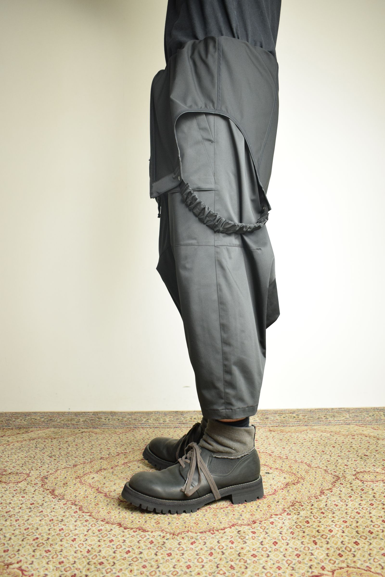 Deep Crotch Over All"Black" / ディープクロッチオーバーオール"ブラック"