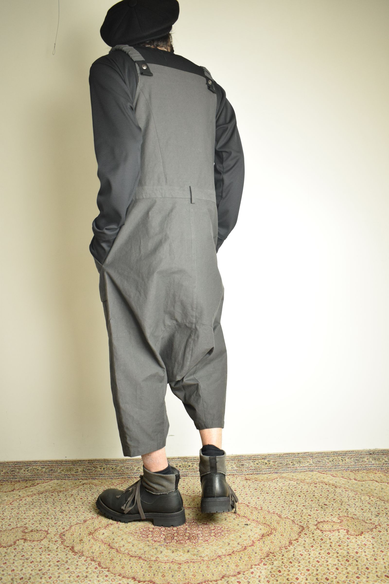 Deep Crotch Over All"Charcoal" / ディープクロッチオーバーオール"チャコール"