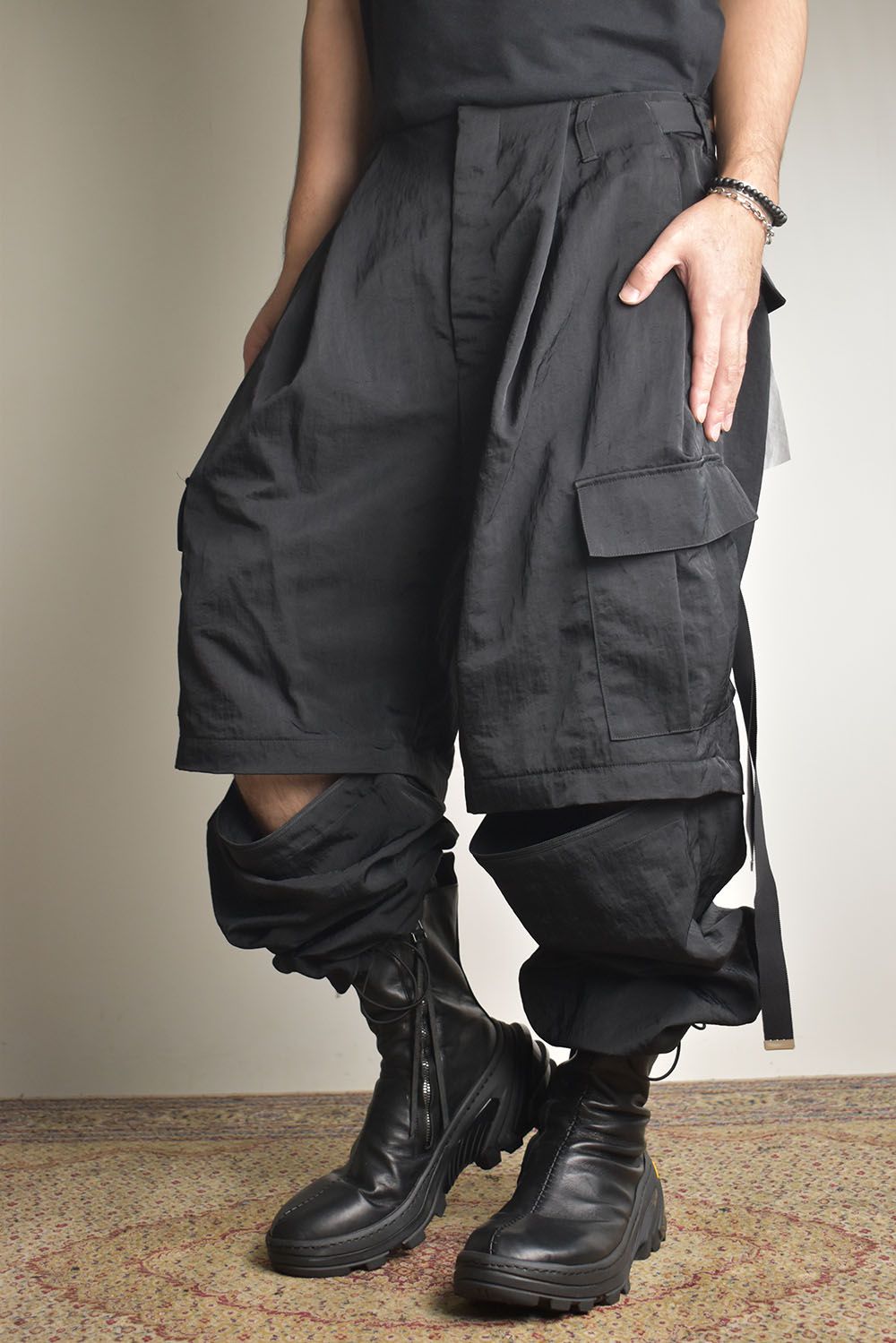 Detachable Cargo Pants"Black"/ デタッチャブルカーゴパンツ"ブラック"