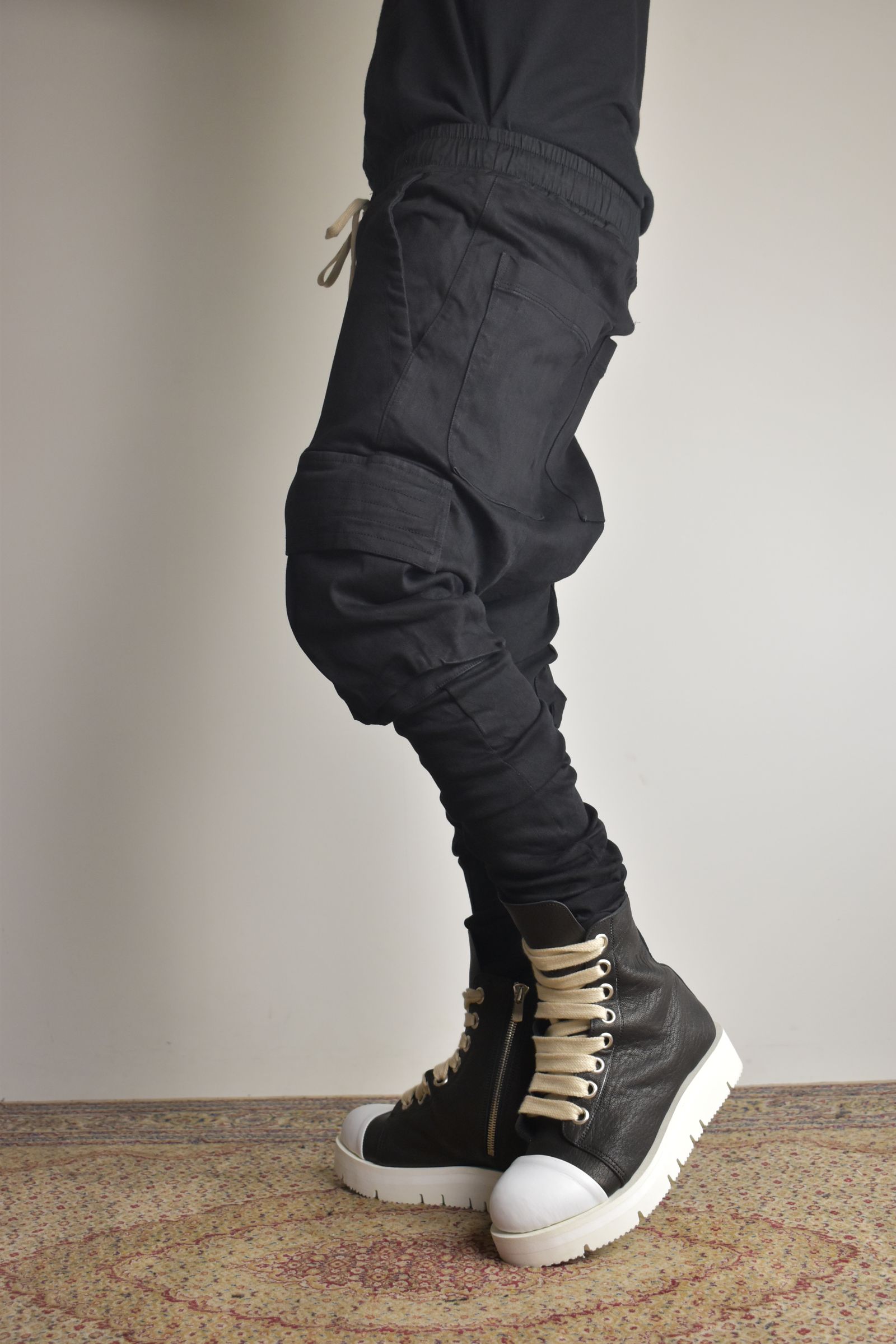 Cargo Sarouel Skinny"Black" / カーゴサルエルスキニー"ブラック"