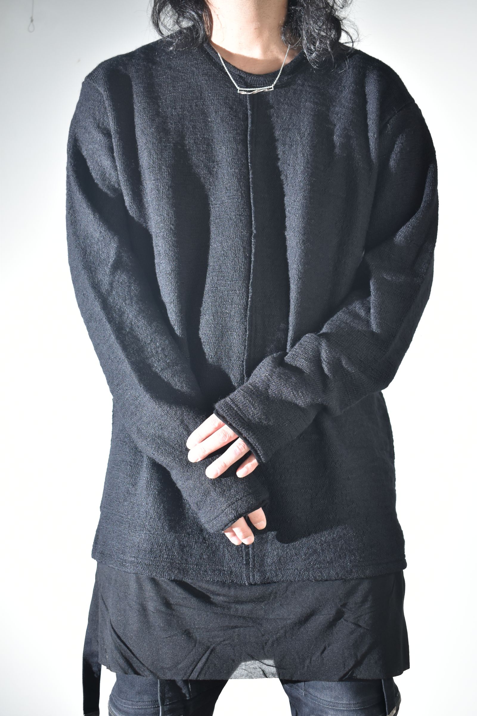 Layerd Long Sleeve Tee Shirt"Black" / レイヤードロングスリーブTeeシャツ"ブラック"