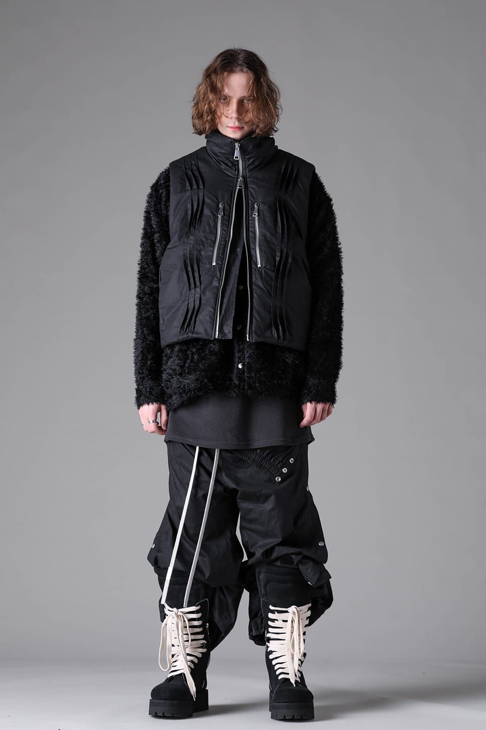 《2026AW先行予約》Padded High Neck Vest"Black" /  パデッドハイネックベスト"ブラック"