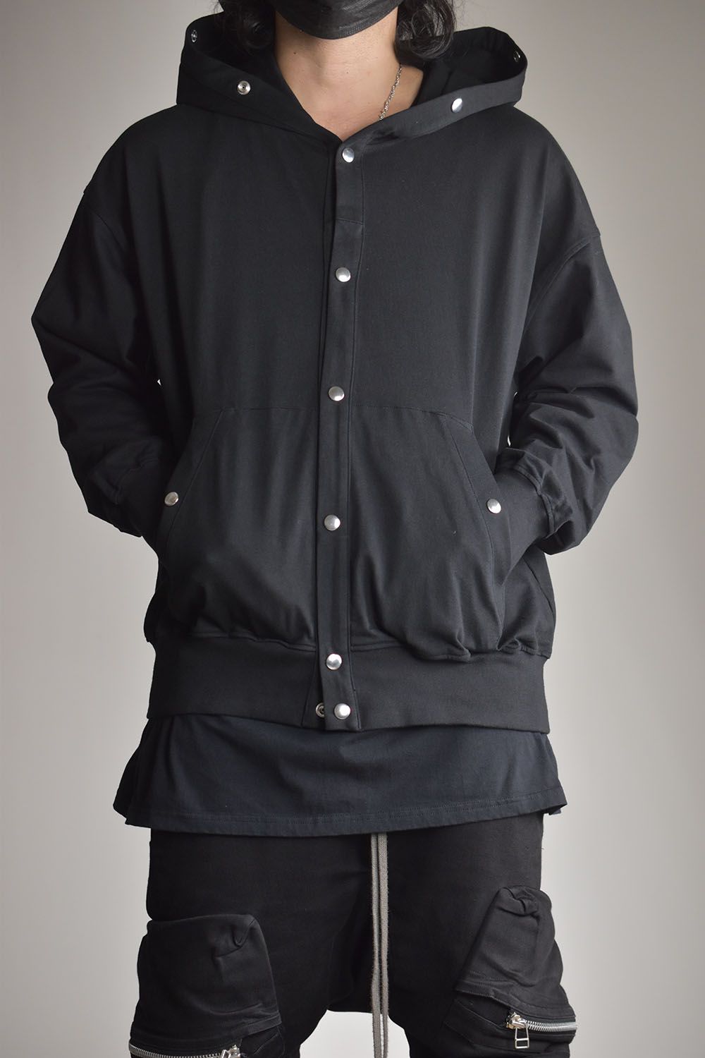 Cotton Pusher Hooded Jacket"Black"/コットンプッシャーフーデッドジャケット"ブラック"