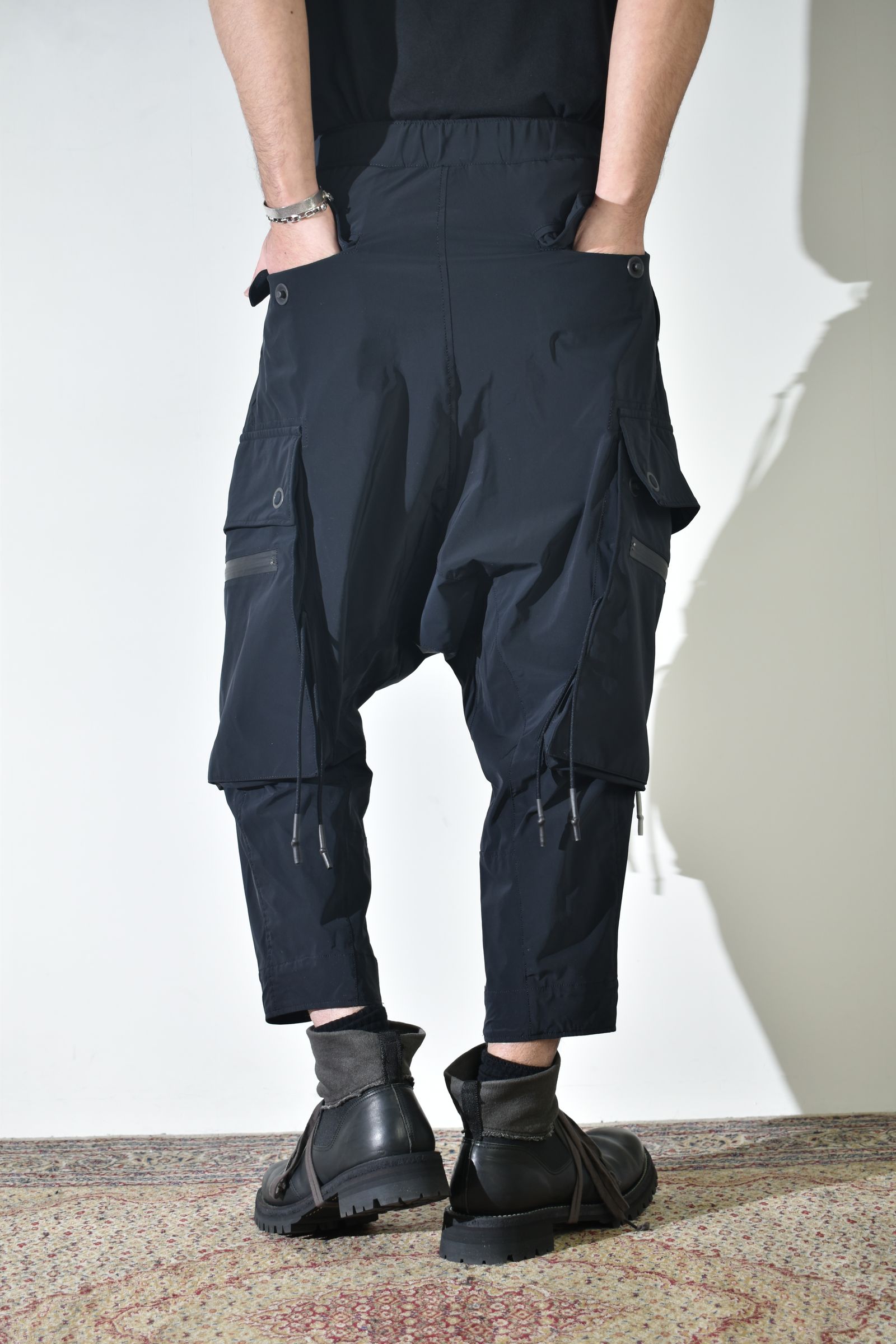 Sarrouel Cropped Cargo"Black" / サルエルクロップドカーゴ"ブラック"