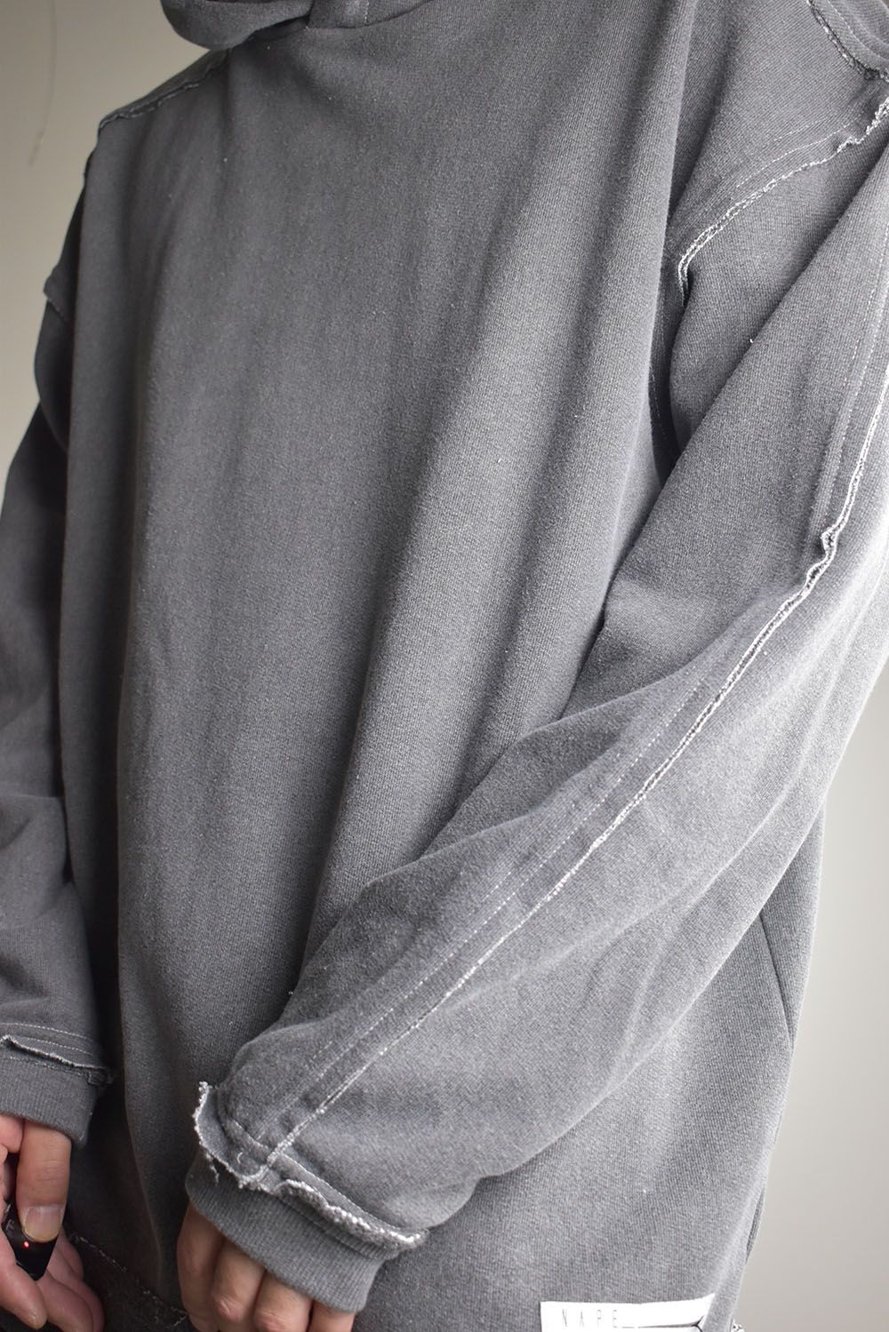 Painter Sweat Pullover Hoodie"Grey" / ピグメントスウェットプルオーバーフーディ"グレー"