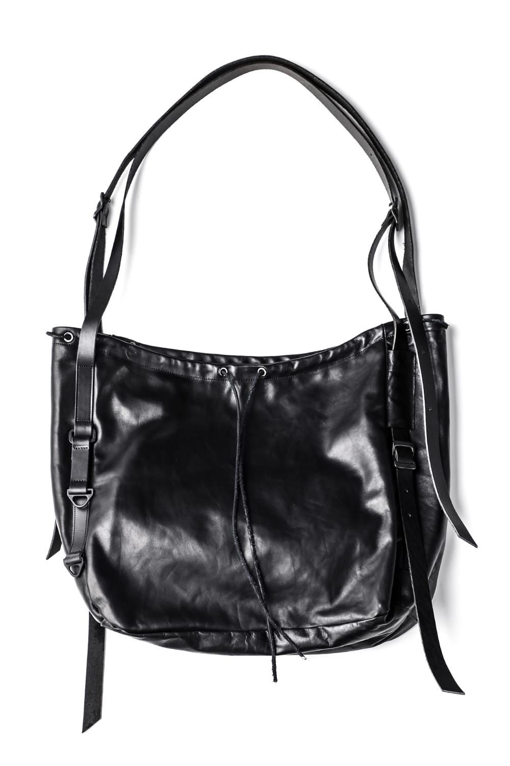 Horse Leather Shoulder Bag"Black" / ホースレザーショルダーバッグ"ブラック"