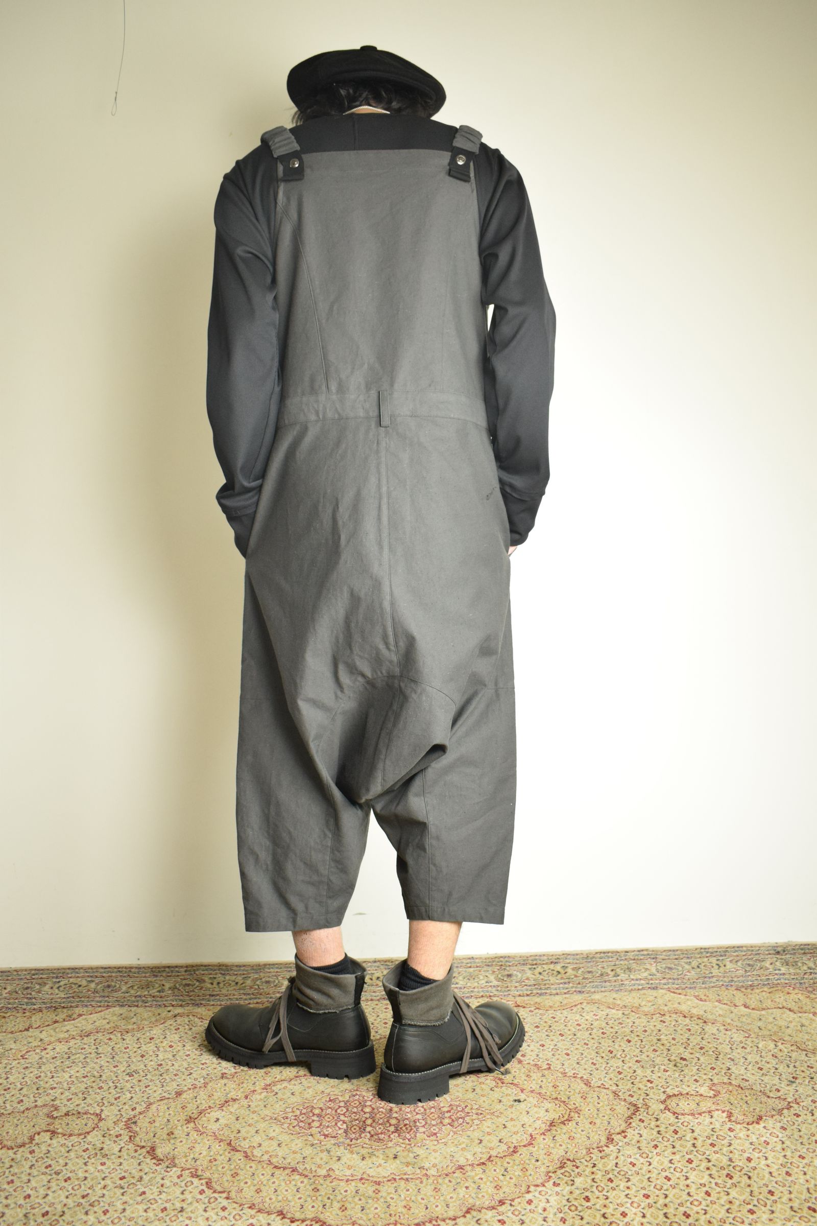 Deep Crotch Over All"Charcoal" / ディープクロッチオーバーオール"チャコール"