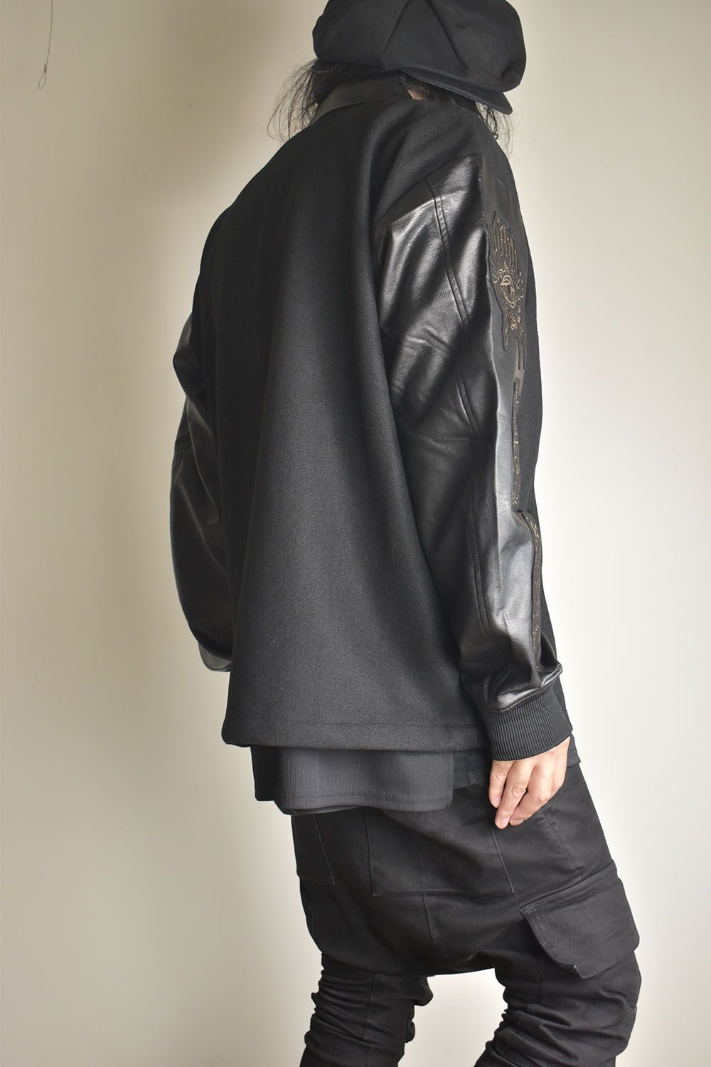 Heavy Melton Coach Jacket"Black" / ヘビーメルトンコーチジャケット"ブラック"