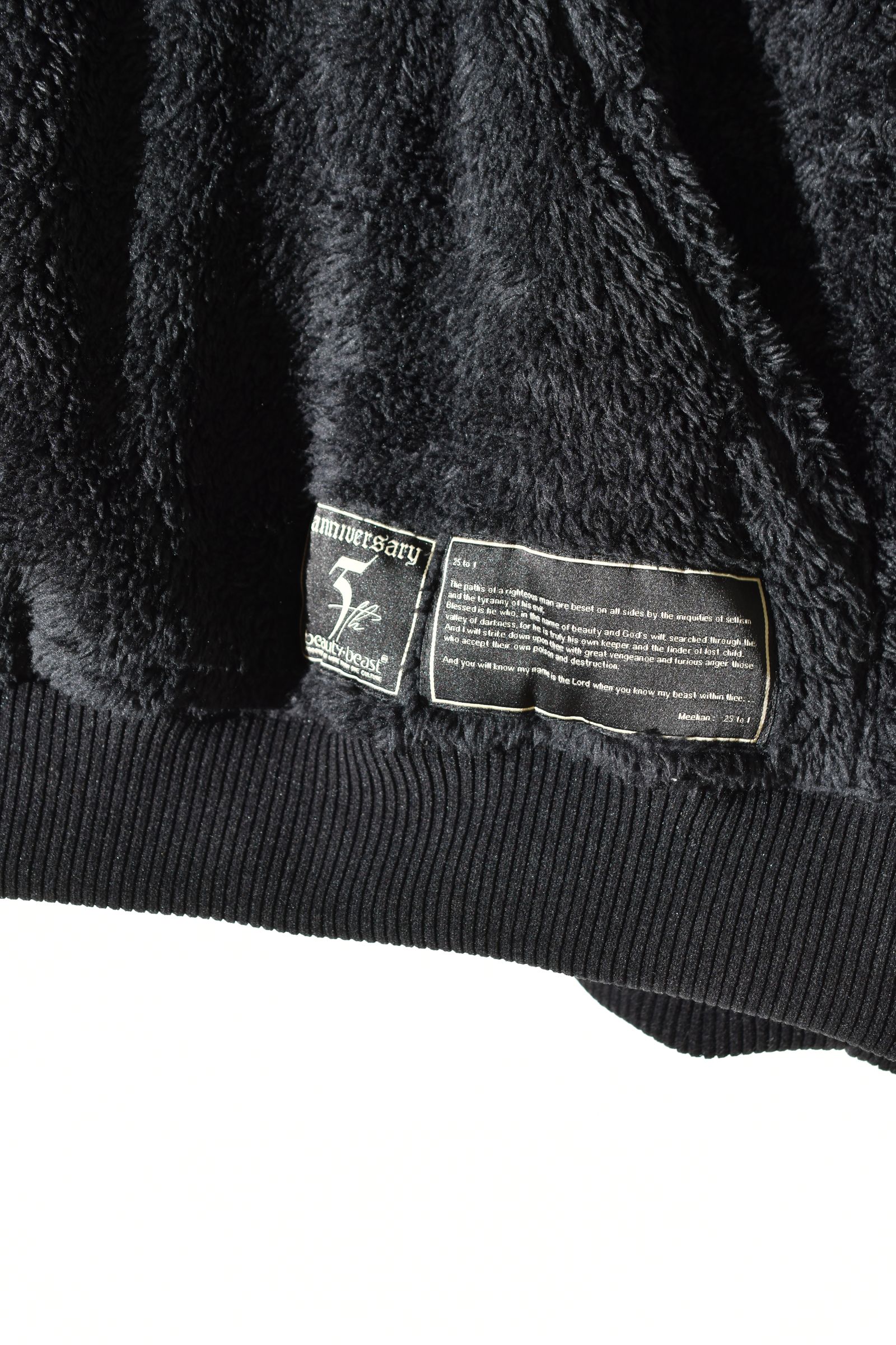 Fleece Big Hoodie "Black" / フリースビッグフーディ "ブラック"
