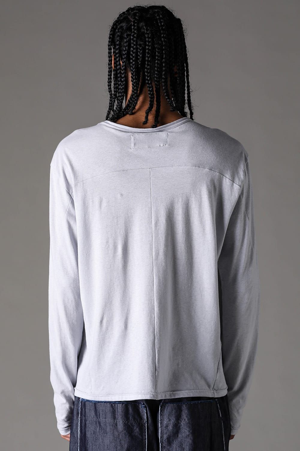 《2027SS先行予約》Switching Long Sleeve "Black / Ivory / Greige / Ice Blue / Pale Shell" / スウィッチングロングスリーブ"ブラック/アイボリー/グレージュ/アイスブルー/ペイルシェル"