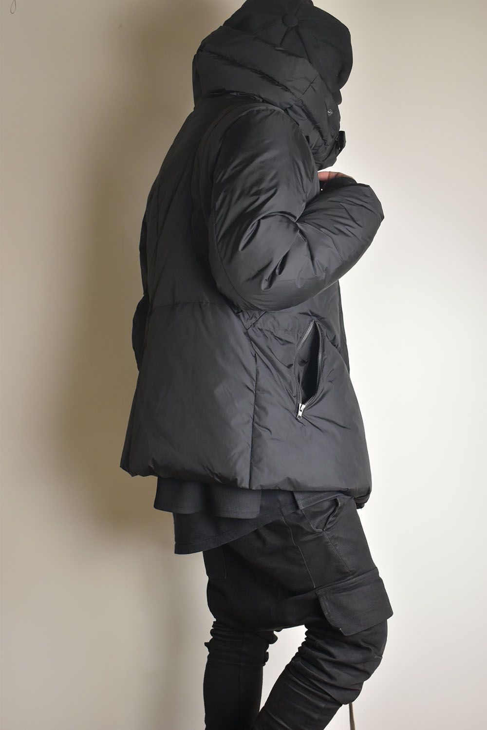 Detachable Sleeve Down Jacket"Black" / デタッチャブルスリーブダウンジャケット"ブラック"