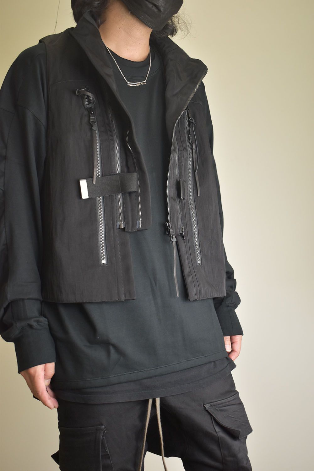 Nylon Wool Twill Tactical Vest"Black" / ナイロンウールツイルタクティカルベスト"ブラック"
